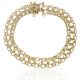 Pulsera modelo princesa en oro de 18k