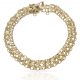 Pulsera modelo princesa en oro de 18k