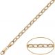 Pulsera modelo rolot 4,50mm.en oro de 18k