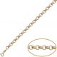 Pulsera modelo rolot hueca 6mm.en oro de 18k