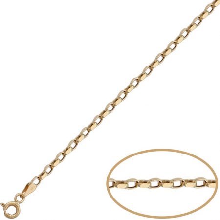 Pulsera modelo rolot 2,50mm.en oro de 18k