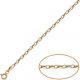 Pulsera modelo rolot 2,50mm.en oro de 18k
