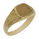Sello cuadrado en oro de 18k