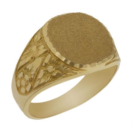 Sello ovalado en oro de 18k