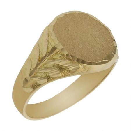 Sello ovalado en oro de 18k