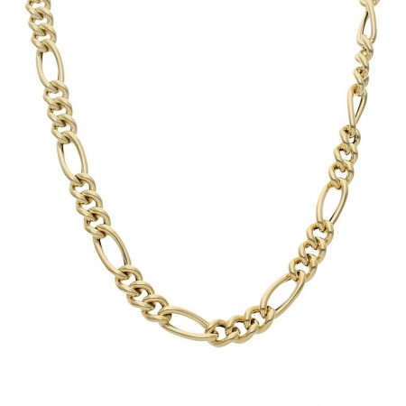 Cadena modelo 3x1 ancho de 7mm. y largo 50cm. oro 18k