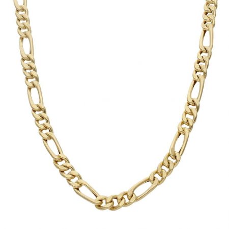 Cadena modelo 3x1 ancho de 7mm. y largo 50cm. oro 18k