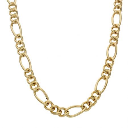 Cadena modelo 3x1 ancho de 8,5mm. y largo 50cm oro 18k