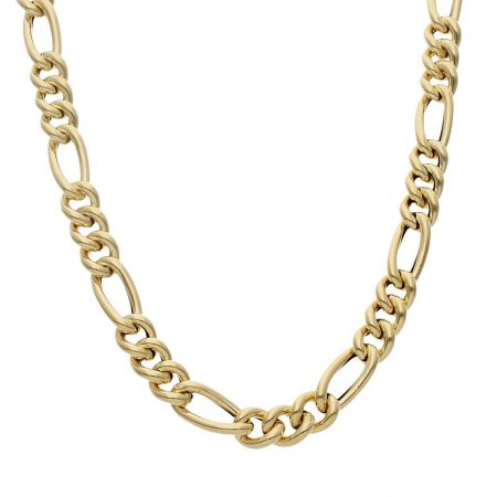 Cadena modelo 3x1 ancho de 9mm. y largo 50cm. oro 18k