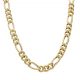 Cadena modelo 3x1 ancho de 9mm. y largo 50cm. oro 18k
