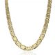 Cadena eslabon italia macizo ancho 11mm. y largo 60cm. oro 18k