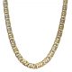 Cadena eslabon italia ancho de 8mm. y largo 60cm. oro 18k