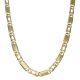 Cadena eslabon italia ancho de 7,5mm. y largo 50cm. oro 18k