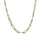 Cadena modelo figaro ancho de 3mm. y largo 50cm. oro 18k