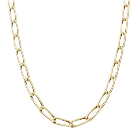 Cadena modelo figaro ancho de 6mm. y largo 50cm. oro 18k