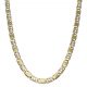 Cadena eslabon italia maciza ancho de 7mm. y largo 50cm. oro 18k