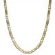 Cadena eslabon italia macizo ancho 5,5mm. y largo 60cm. oro 18k
