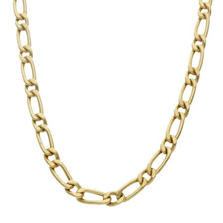 Cadena modelo 1x1 ancho de 7mm. y largo 60cm. oro 18k
