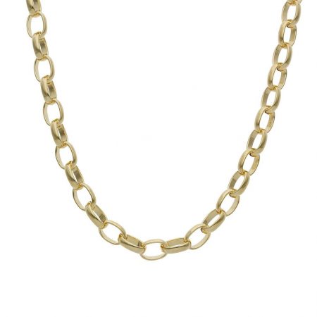 Cadena modelo rolot ancho de 4,5mm. y largo 60cm. oro 18k