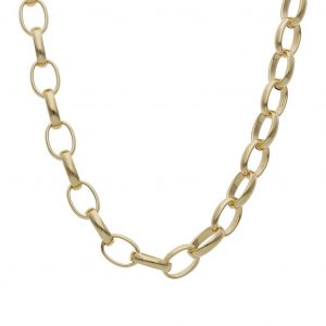 Cadena modelo rolot ancho de 6mm. y largo 50cm. oro 18k