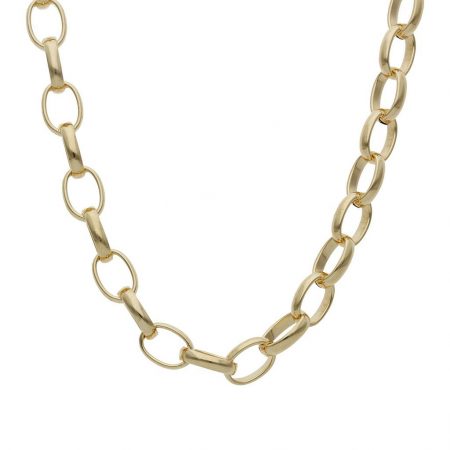 Cadena modelo rolot ancho de 6mm. y largo 50cm. oro 18k