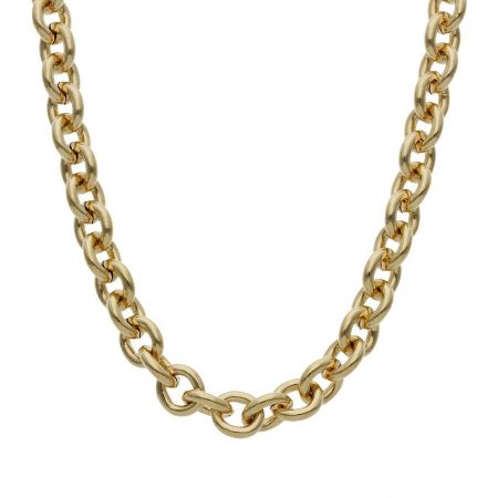 Cadena modelo rolot ancho de 7mm. y largo 50cm. oro 18k