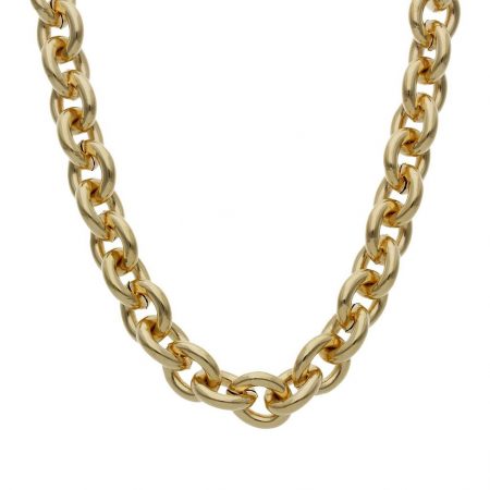 Cadena modelo rolot ancho de 8mm. y largo 50cm. oro 18k