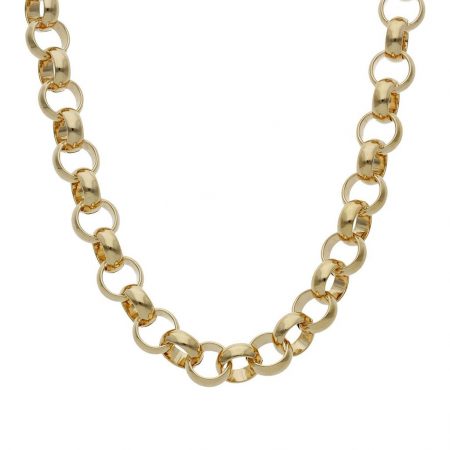 Cadena modelo rolot ancho de 7mm. y largo 50cm. oro 18k