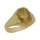Sello con rostro de cristo en oro de 18k