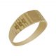 Sello de comunion tallado brillo-mate oro 18k
