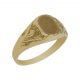 Sello de comunion tallado brillo-mate oro 18k