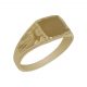 Sello de comunion tallado brillo-mate oro 18k