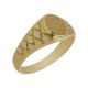 Sello de comunion tallado brillo-mate oro 18k