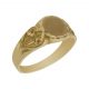 Sello de comunion tallado brillo-mate oro 18k