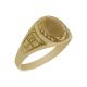 Sello de comunion tallado brillo-mate oro 18k