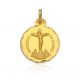 Medalla cristo de la laguna tallado 15mm. oro 18k