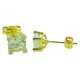 Pendientes circonitas 5mm. 4 garras oro 18k