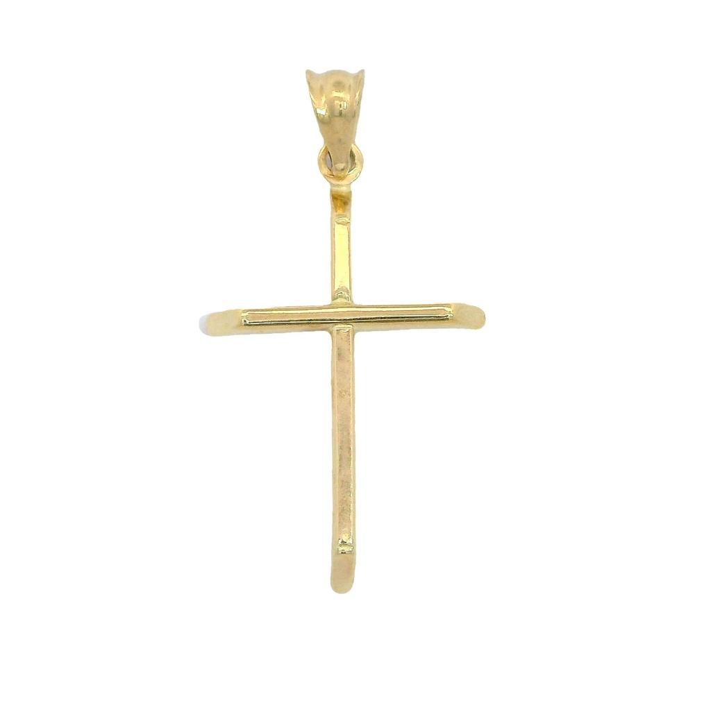 Colgante cruz sin cristo de 25x15mm. oro 18k
