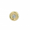 Colgante diamante de 4.5mm. en oro de 18k