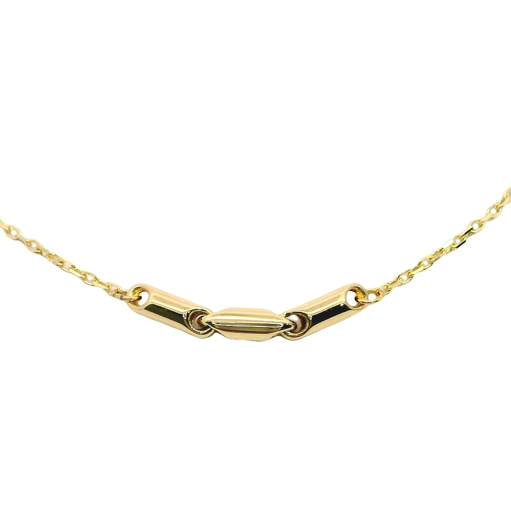 Gargantillas con eslabones en oro de 18k