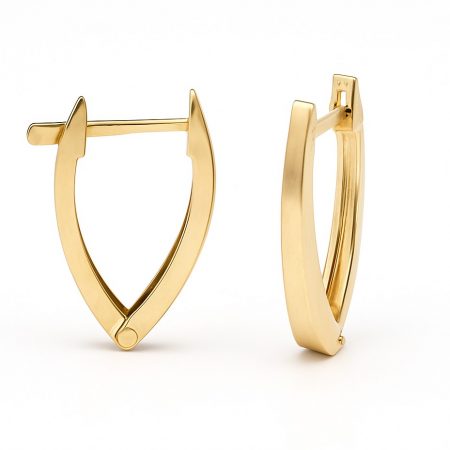 PENDIENTES MEDIO ARO 15x2MM .CATALAN