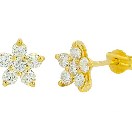 PENDIENTES BRILLANTES Di 10 RD 0.44 DI 2 RD SI H 0.064 CT.TW