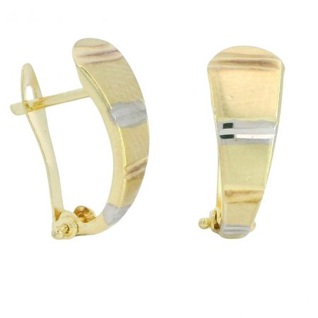 PENDIENTES TALLADOS CIERRE CATALAN.17x6MM