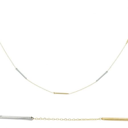 GARGANTILLA TUBOS LISOS BICOLOR